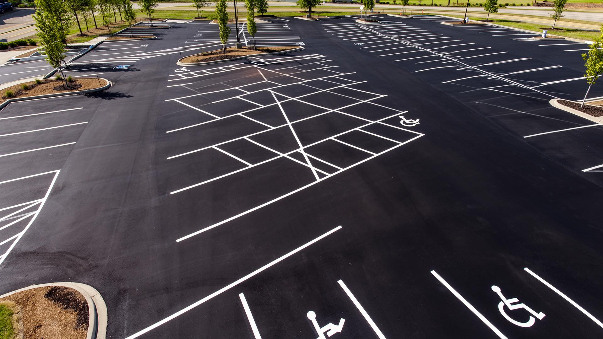 After professional striping