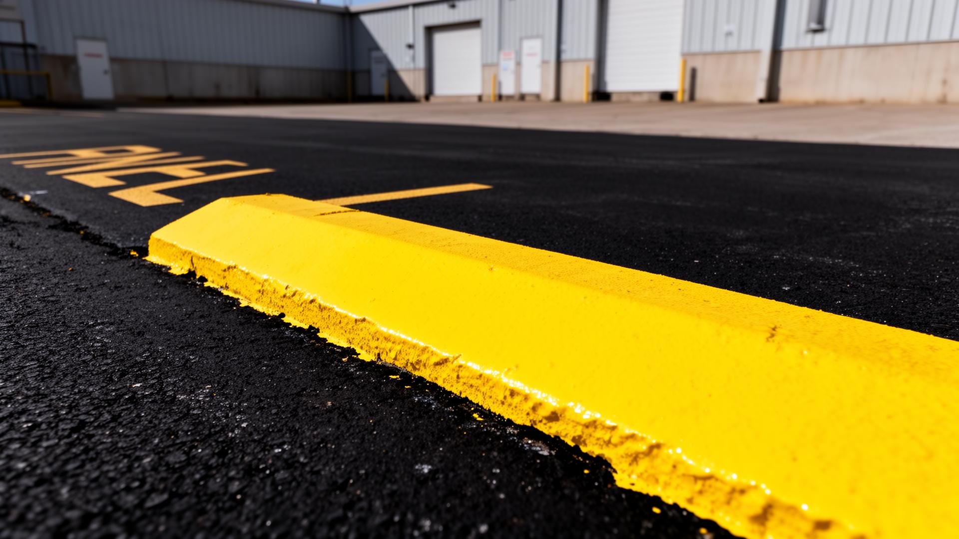 Code compliance curb paint